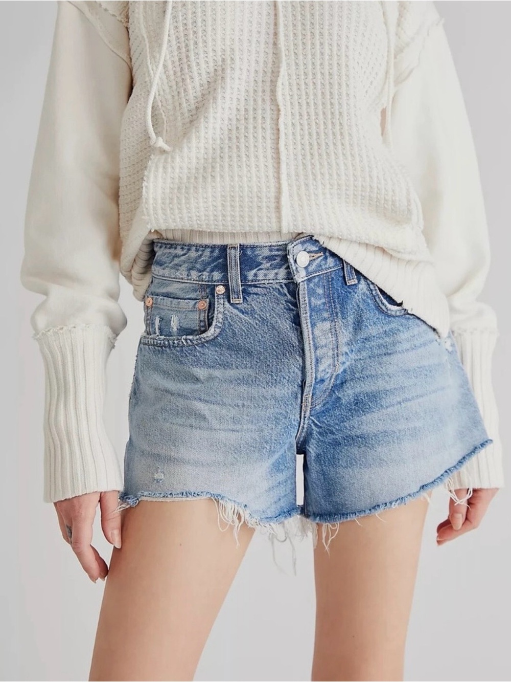 Free People | We The Free Good Times Shorts Size 25 Beach Bum